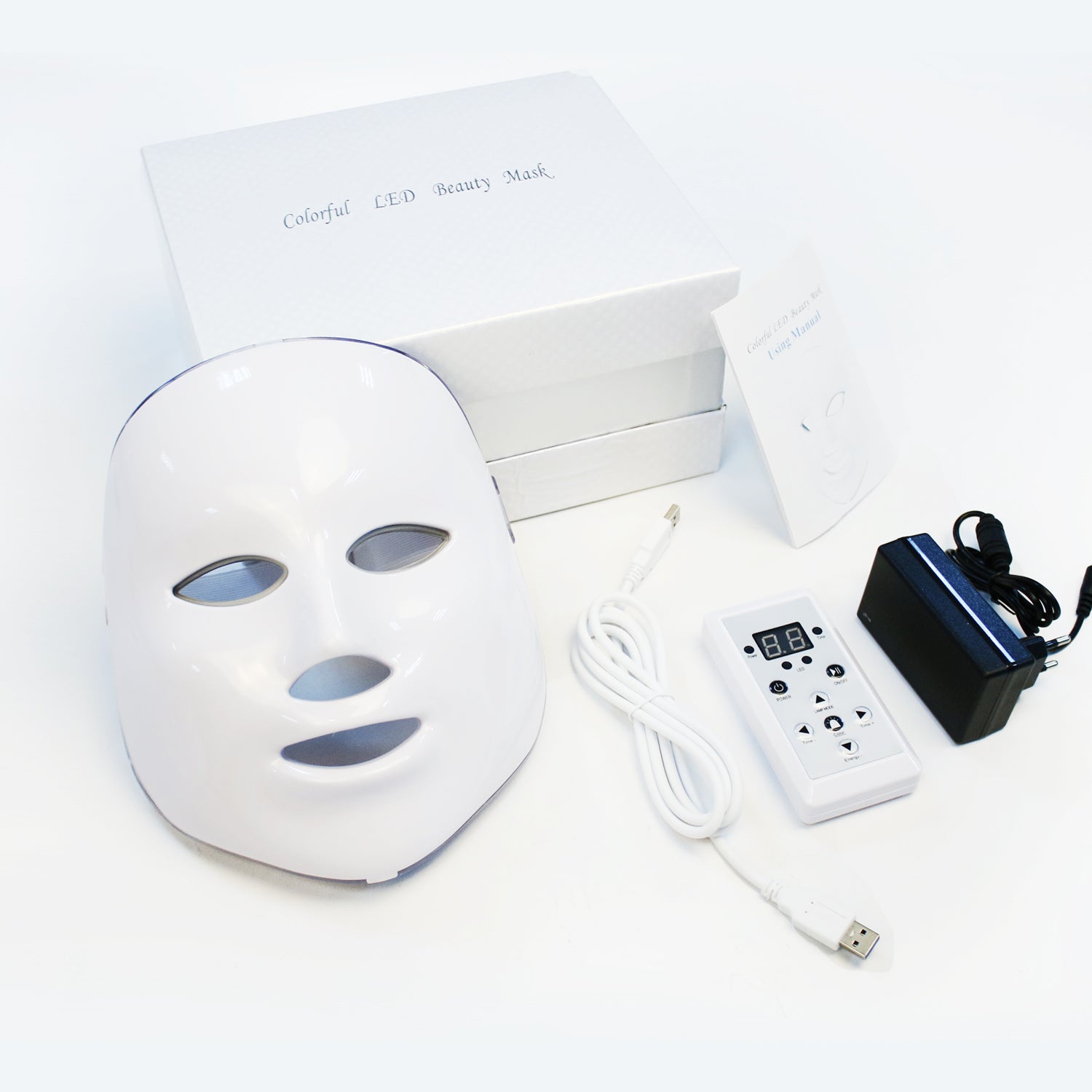 7 Colors LED Mask  LED Light Photon Face Mask - Guiaz