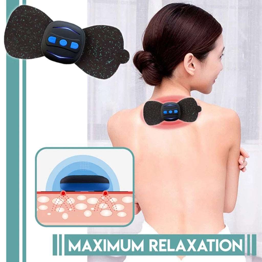 Portable Charging Massager Mini Massage Neck Stickers Cervical Vertebra Physiotherapy Instrument - Guiaz
