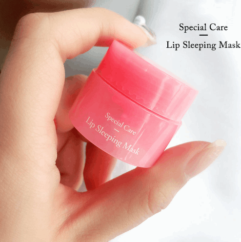 Korea Lip Sleeping Mask Night Sleep Maintenance Moistened Lip Balm the Pink Lips Bleaching Cream Nourish Protect Lips Care 3g - Guiaz