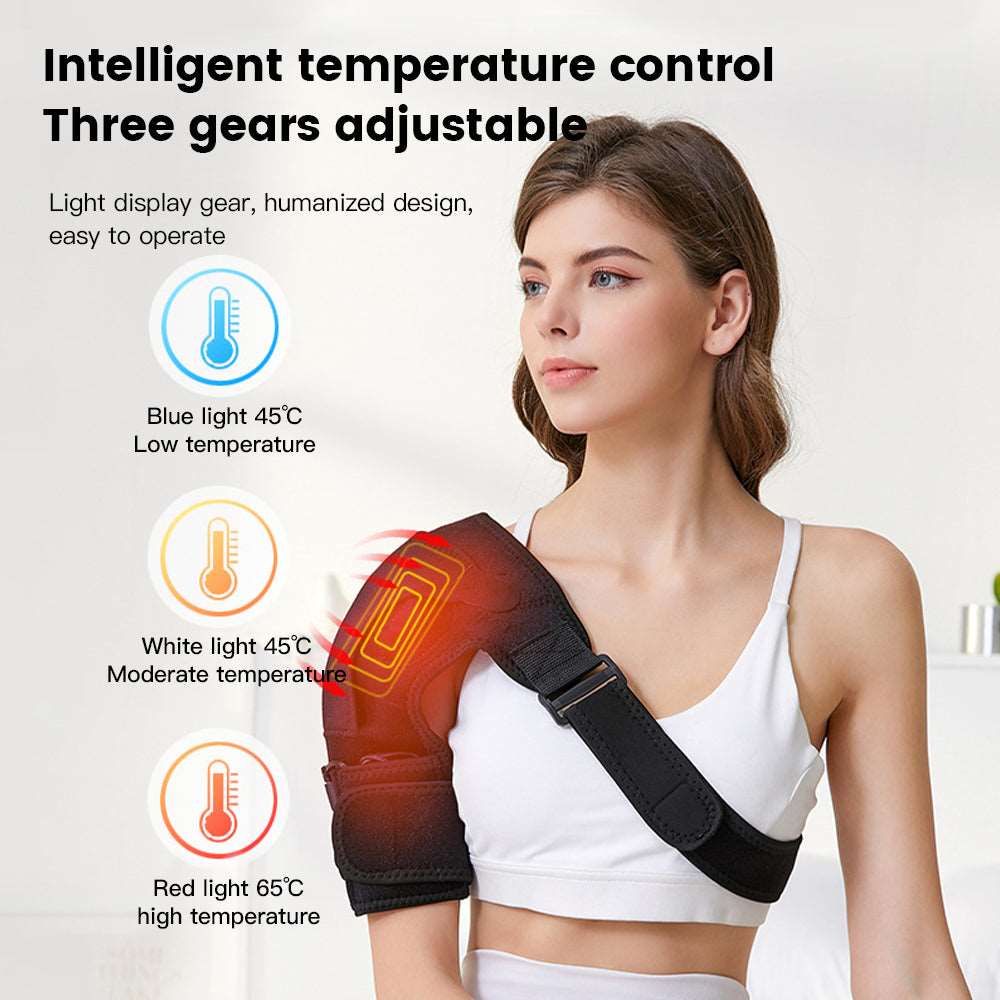 Low-voltage 5V Carbon Fiber Far-infrared Heating Protection Shoulder Massage - Guiaz
